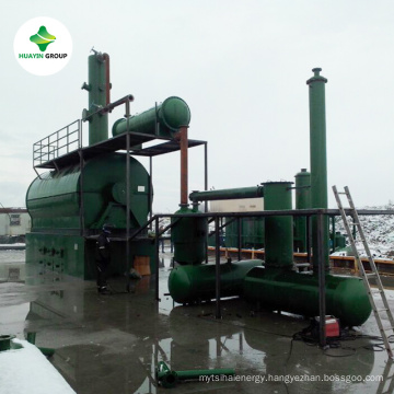 High quality but moderate price Waste engine oil tire curde oil plastic oil distillation equipment